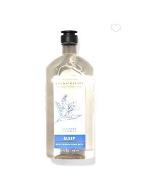💜 LAVENDER & VANILLA AROMATHERAPY BODY WASH AND FOAM BATH